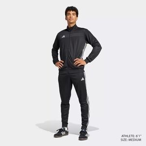 NWT Adidas Men's Tiro 25 Black Essentials Aeroready Football Track Pants